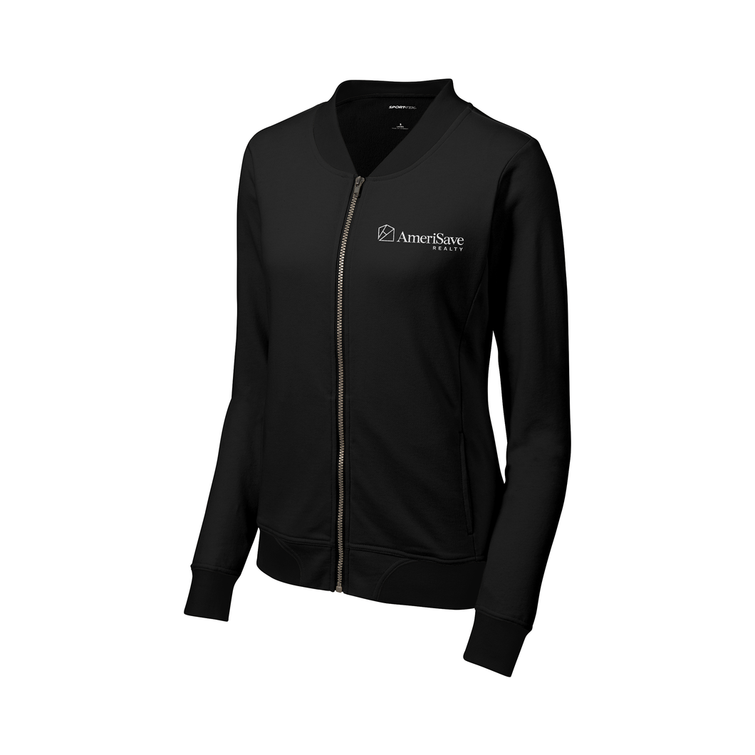 Women's Lightweight French Terry Bomber - Realty