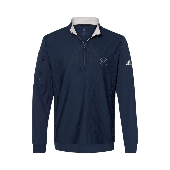 Men's Performance Textured Quarter-Zip Pullover