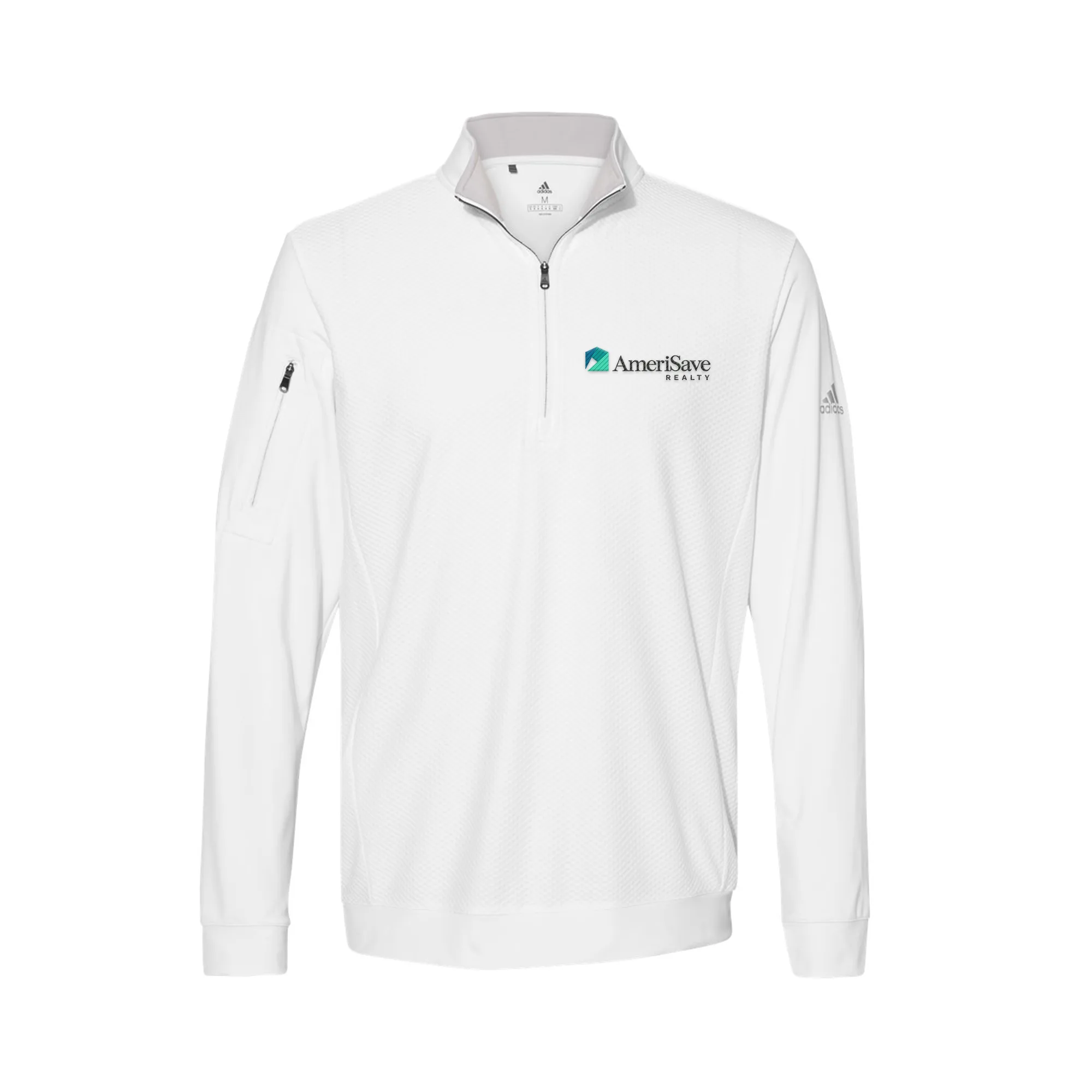 Men's Performance Textured Quarter-Zip Pullover - Solar