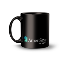 11 oz. Black Ceramic Mug - Realty