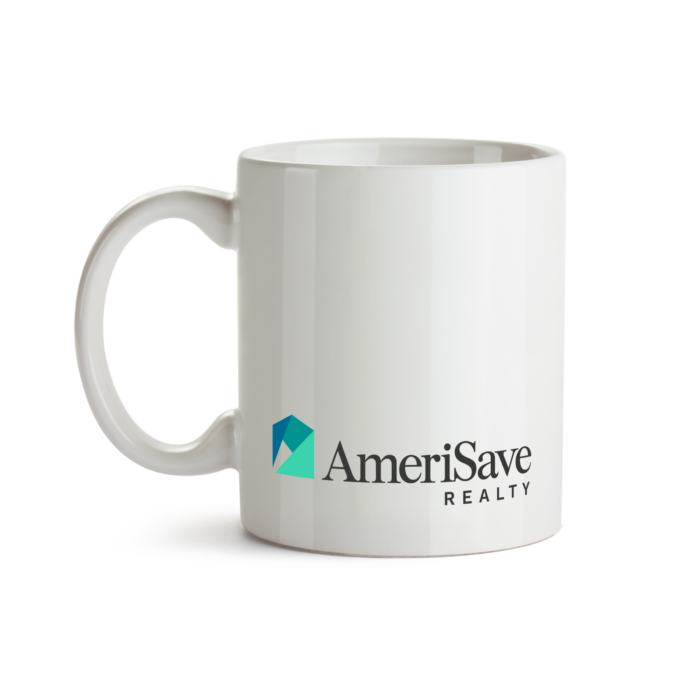 11 oz. White Ceramic Mug - Realty