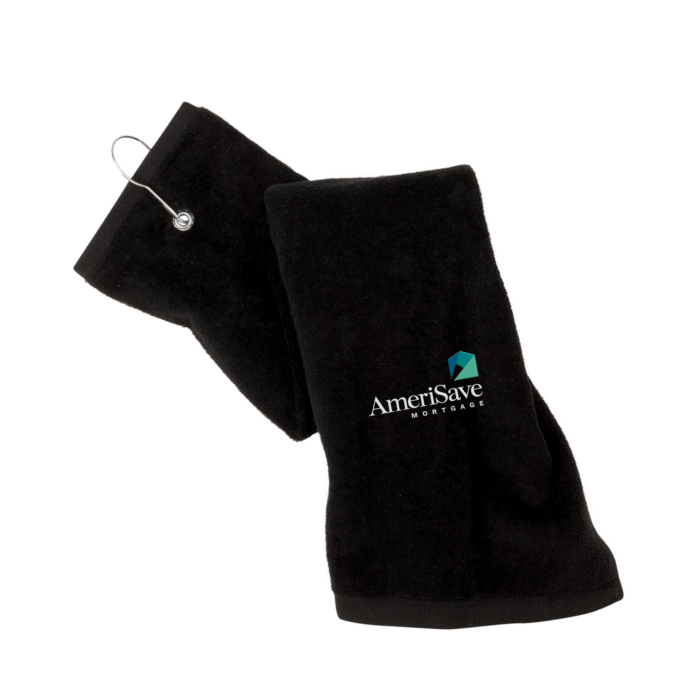 Grommeted Tri-Fold Golf Towel