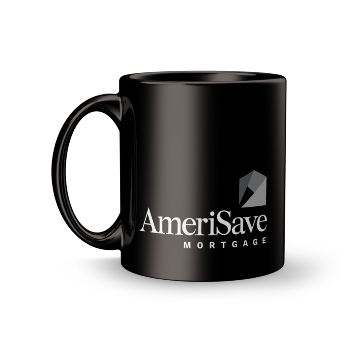 11 oz. Black Ceramic Mug